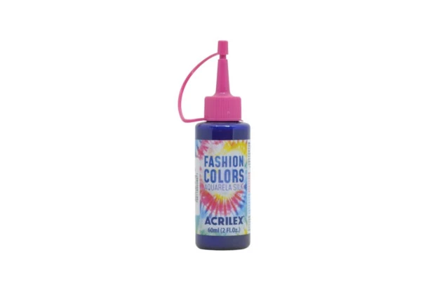 TINTA TECIDO AQUARELA SILK AZUL COBALTO 502 60ML 4560 ACRILEX