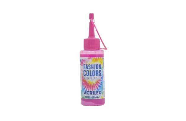 TINTA TECIDO AQUARELA SILK ROSA 537 60ML 4560 ACRILEX