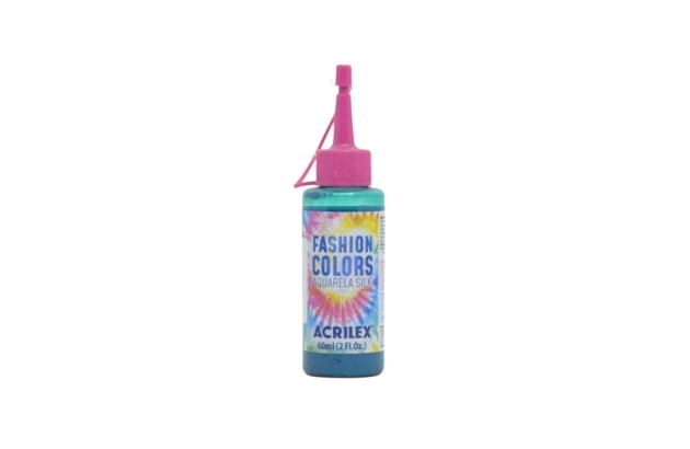 TINTA TECIDO AQUARELA SILK TURQUESA 577 60ML 4560 ACRILEX