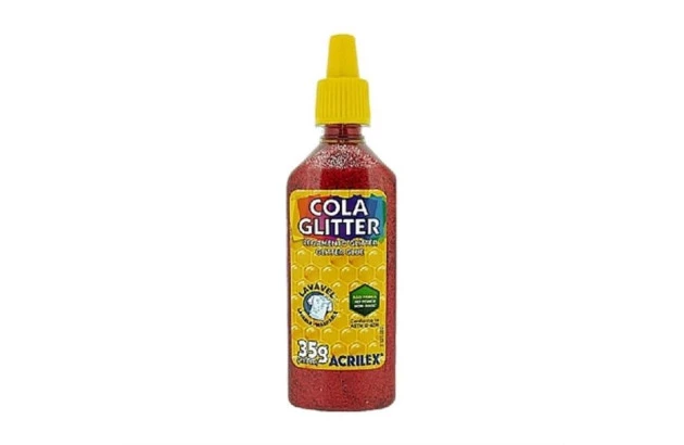 COLA GLITTER 35G VERMELHA 205 2912 ACRILEX