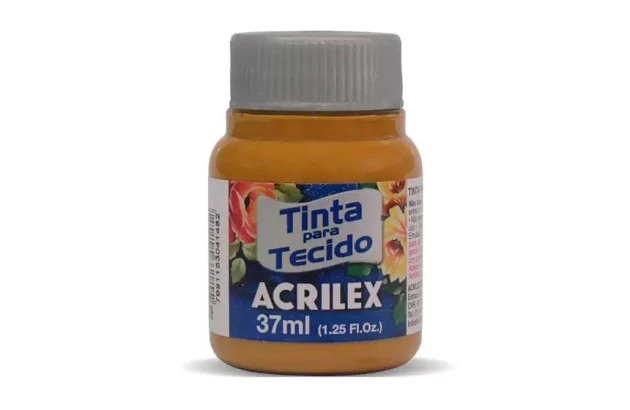 TINTA PARA TECIDO FOSCA 37ML SIENA NATURAL FUMÊ 539 - UNIDADE | ACRILEX 4140