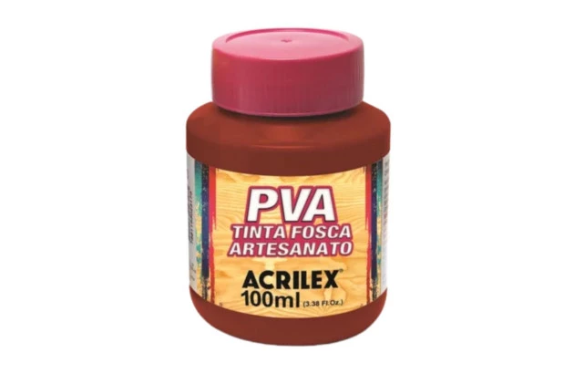 TINTA PVA FOSCA PARA ARTESANATO 250ML CERAMICA 506 – UNIDADE | ACRILEX 3225