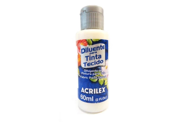 DILUENTE PARA TINTA TECIDO 60ML ACRILEX 19360