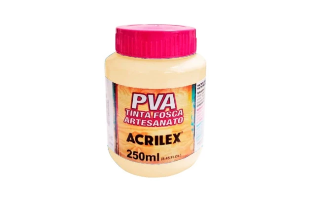 TINTA PVA FOSCA PARA ARTESANATO 250ML AREIA 817- UNIDADE | ACRILEX 3225