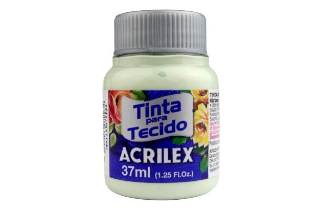 TINTA PARA TECIDO FOSCA 37ML ERVA DOCE 989 - UNIDADE | ACRILEX 4140