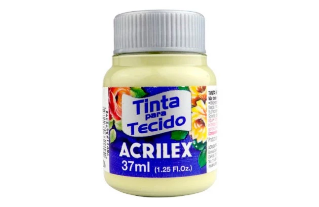 TINTA PARA TECIDO FOSCA 37ML VERDE MUSGO CLARO 926 - UNIDADE | ACRILEX 4140