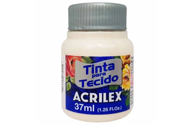 TINTA PARA TECIDO FOSCA 37ML PALHA 834 - UNIDADE | ACRILEX 4140