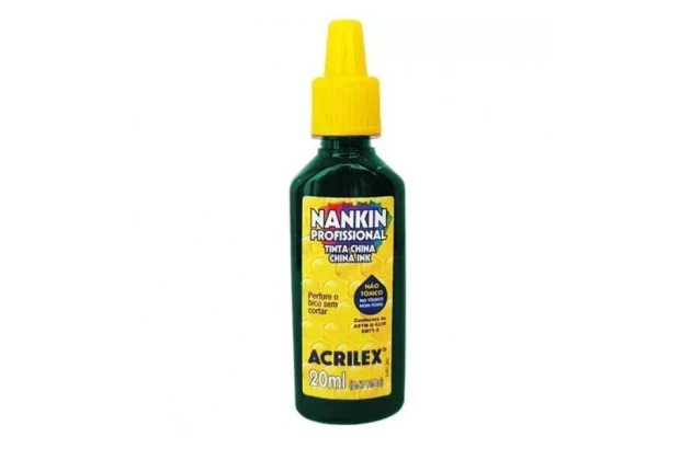 TINTA NANKIN VERDE BANDEIRA 511 20ML 5120 ACRILEX