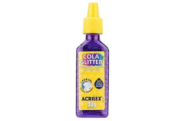 COLA GLITTER LILAS 23G 2900 528 ACRILEX