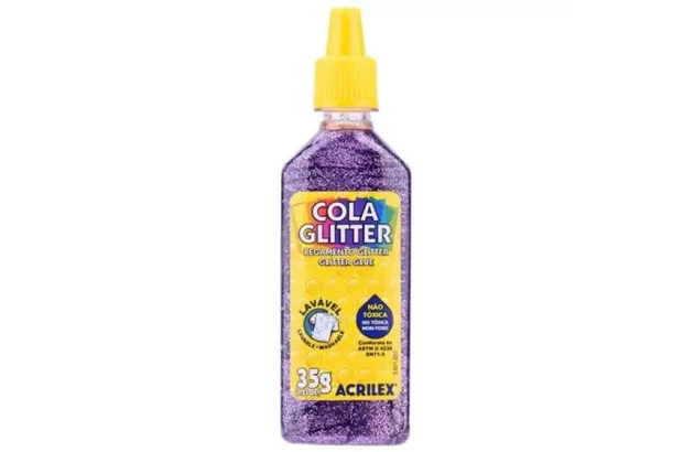 COLA GLITTER LILAS 35G 2912 528 ACRILEX