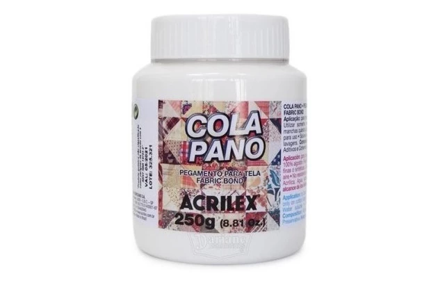 COLA PANO 250G PEGAMENTO PARA TELA  ACRILEX 16825