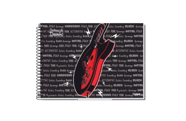 CADERNO DE DESENHO CAPA DURA MY COLLECTION MASCULINO CREDEAL