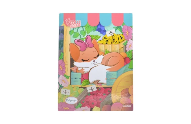 CADERNO UNIVERSITARIO COSTURADO CD 96F FOXY KIDS CREDEAL 282267