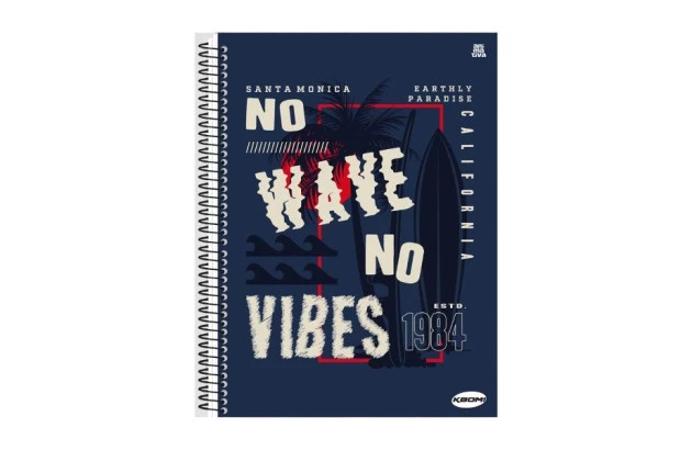 CADERNO CAPA DURA 1 MATERIAS 96 FOLHAS KBOM MASCUINO ANIMATIVA