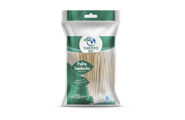 PALITO PARA SANDUICHE MADEIRA NATURAL PCT/200 THEOTO