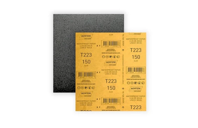LIXA DAGUA GRÃO 150 225X275 MM T 223 NORTON - FOLHA