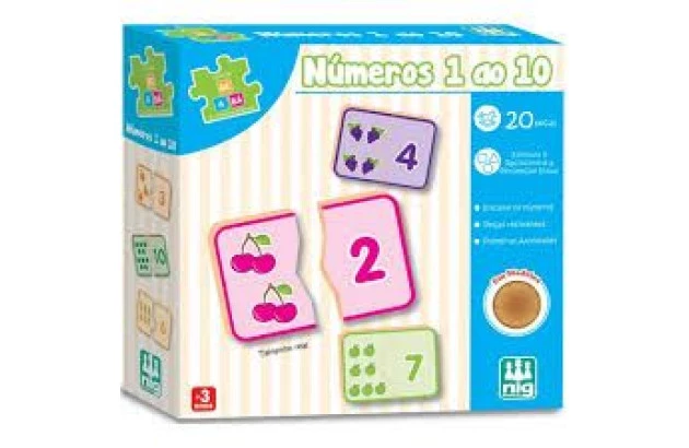 JOGO EDUCATIVO NUMEROS 20 PECAS NIG
