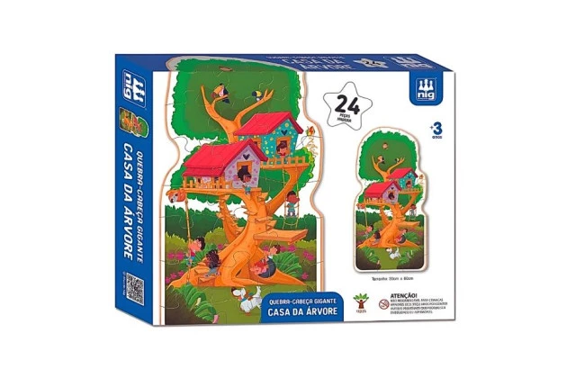 QUEBRA CABEÇA CASA DA ARVORE + 3 ANOS | NIG BRINQUEDOS