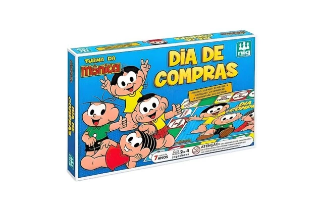 JOGO EDUCATIVO DIA DE COMPRAS TURMA DA MONICA IDADE + 7 ANOS | NIG BRINQUEDOS