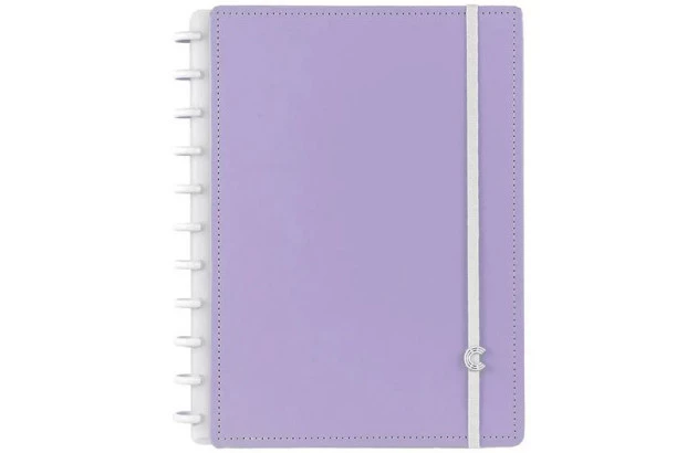 CADERNO INTELIGENTE GRANDE LILAS PASTEL CIGD4080