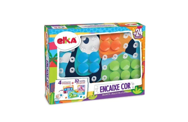 BRINQUEDO ENCAIXE COR MONTE E ASSOCIE 1146 ELKA