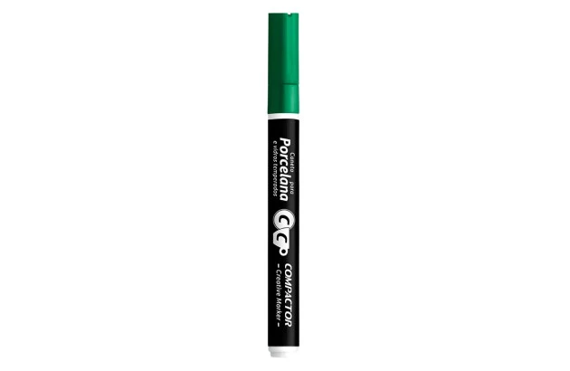 CANETA PARA PORCELANA CREATIVE MARKER VERDE COMPACTOR