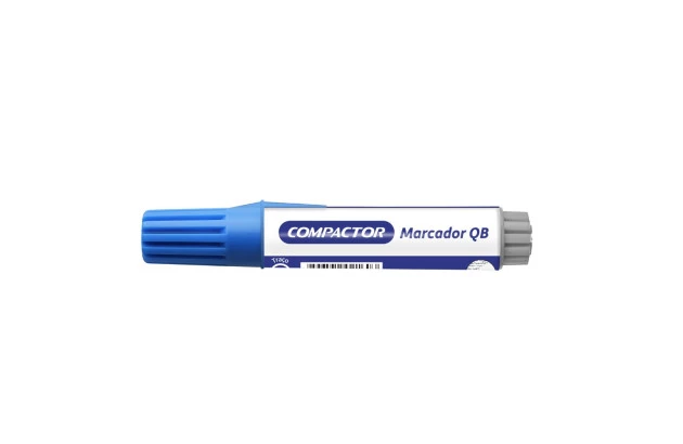 MARCADOR PARA QUADRO BRANCO RECARREGAVEL AZUL TRACO 2-4MM COMPACTOR