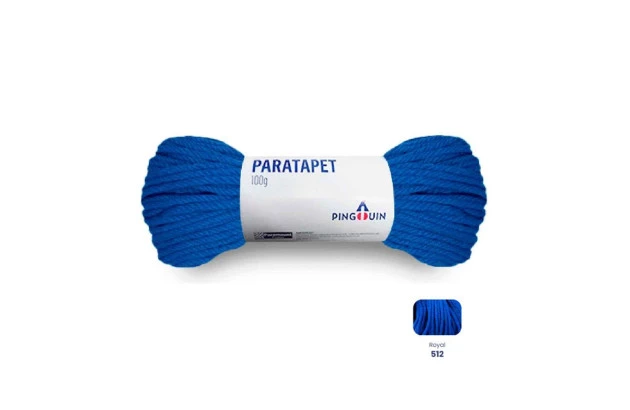 NOVELO DE LA GROSSA PARATAPET 100G AZUL ROYAL 512 PINGOUIN