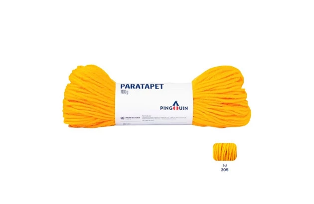 NOVELO DE LA GROSSA PARATAPET 100G AMARELO SOL 205 PINGOUIN