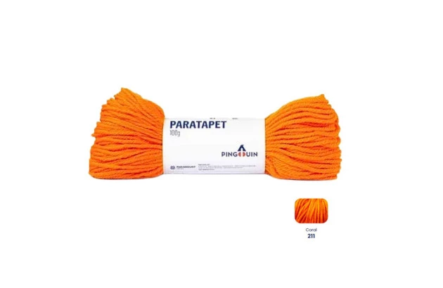 NOVELO DE LA GROSSA PARATAPET 100G CORAL 211 PINGOUIN