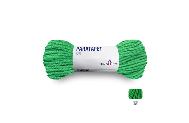 NOVELO DE LA GROSSA PARATAPET 100G VERDE AGRIÃO 613 PINGOUIN