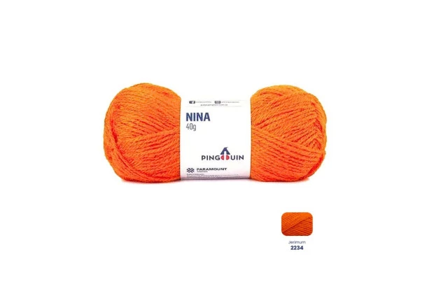 NOVELO DE LA NINA 40G LARANJA JERIMUM 2234 PINGOUIN