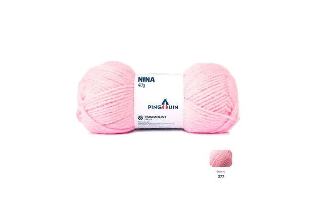 NOVELO DE LA NINA 40G ROSA SONHO 377 PINGOUIN