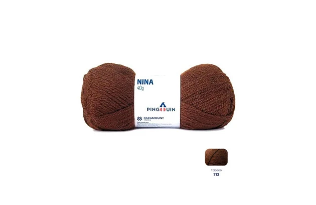 NOVELO DE LA NINA 40G MARROM TABACO 713 PINGOUIN
