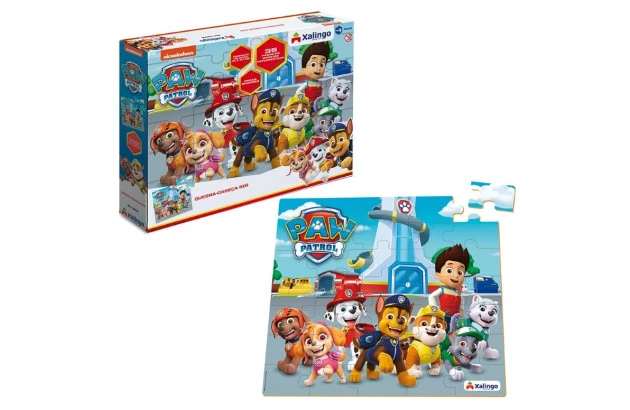 QUEBRA CABEÇA PATRULHA CANINA BIG 35 PÇS XALINGO