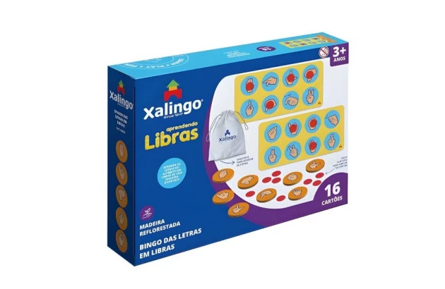 BRINQUEDO QUEBRA CABEÇA APRENDENDO OS NUMEROS EM LIBRAS 26 PÇS XALINGO