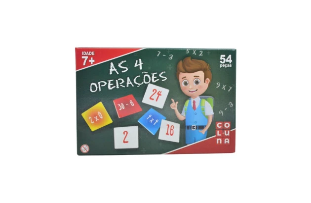 BRINQUEDO AS 4 OPERACOES REF 0904 COLUNA