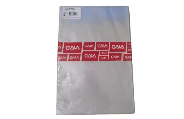 SACO PARA PRESENTE TRANSPARENTE 20X29 CM INCOLOR POLIPROPILENO PLÁSTICO - PACOTE COM 50 UND | GALA