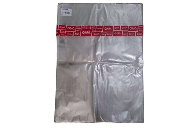 SACO PARA PRESENTE TRANSPARENTE 43X59 CM INCOLOR POLIPROPILENO PLÁSTICO - PACOTE COM 50 UND | GALA