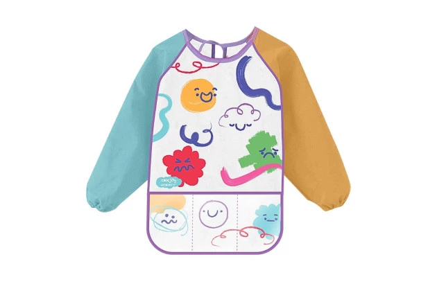AVENTAL INFANTIL COM MANGAS COLOR JOY | INCLUSÃO TEA TDAH TOD  LEO&LEO – 10142