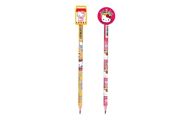 LAPIS HB COM BORRACHA HELLO KITTY SORTIDO LEO&LEO - 71626