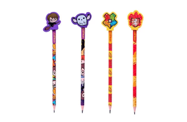 LAPIS HB COM BORRACHA HARRY POTTER SORTIDO LEO&LEO - 71628