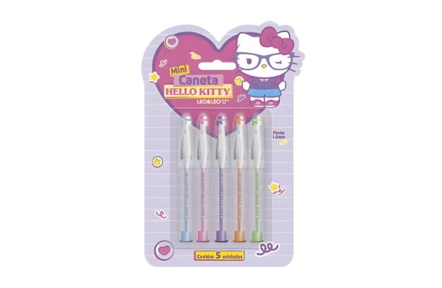 CANETA ESFEROGRÁFICA MINI HELLO KITTY LEONORA 97971