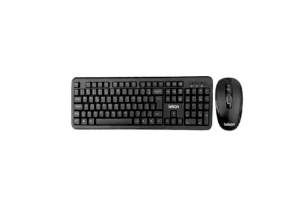 TECLADO E MOUSE SEM FIO OFFICE TECH 107 TECLAS ABNT II - 1600 DPI LETRON 74360
