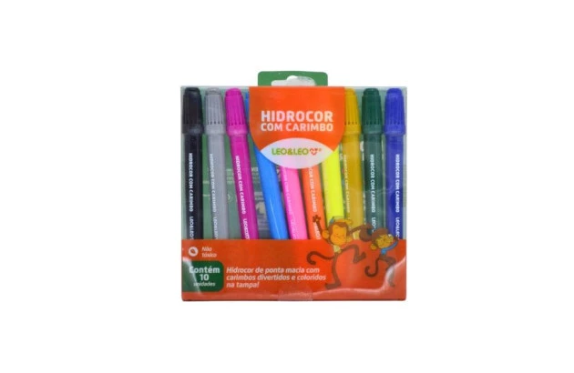 HIDROCOR COM CARIMBO 10 CORES 72710 LEONORA