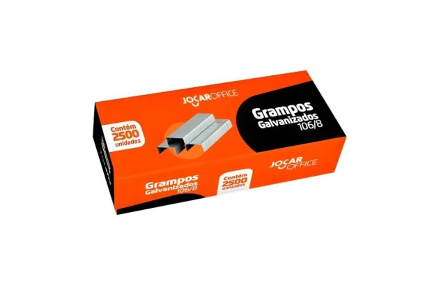 GRAMPOS 106/8 GALVANIZADO 2.500 GRAMPOS | JOCAR OFFICE 93056