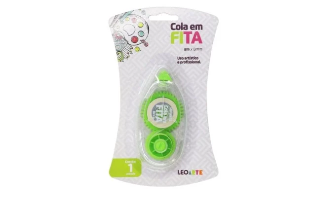 COLA EM FITA 8MX8MM LEOARTE 91418