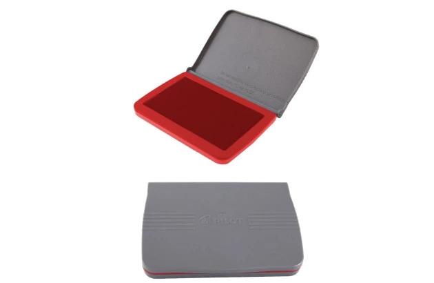 ALMOFADA CARIMBO Nº 3 VERMELHO SÉRIE TP COM TAMPA PLÁSTICA 6,7X11CM PILOT