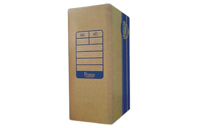 ARQUIVO MORTO OFÍCIO PAPELÃO KRAFT - GRAMATURA 375G/M² 35X13,5X25CM - UNIDADE | FRAMA 473-163