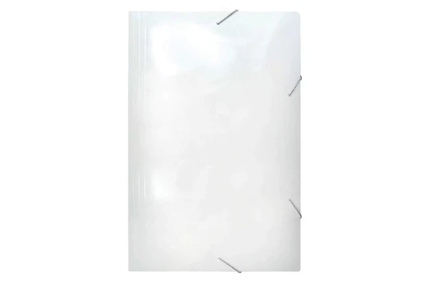 PASTA ABA ELÁSTICO OFICIO CARTÃO DUPLEX 250G/M² COR BRANCO - UNIDADE | FRAMA 295-461